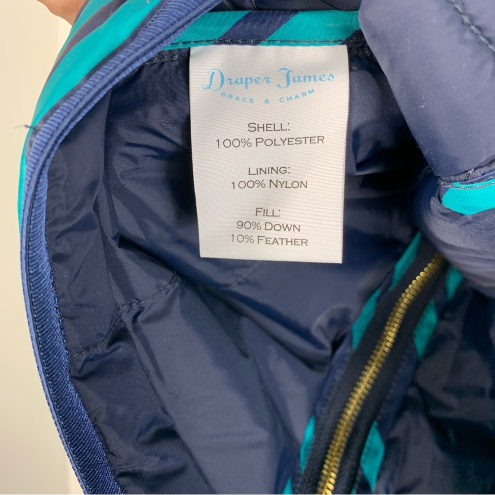 Draper James Womens Full Zip Puffer Vest Size Medium - Picture 5 of 5